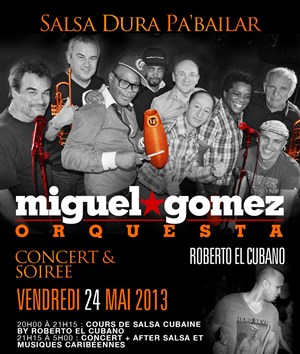 Affiche de Miguel Gomez Orquesta Salsa
