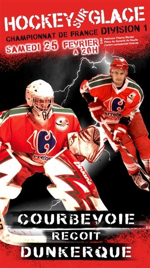 Affiche de Hockey sur Glace : Courbevoie - Dunkerque