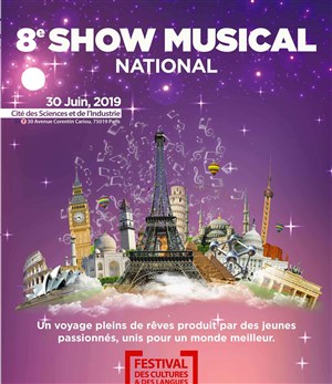 Affiche de 8 ème show musical national du Festival des cultures et des langues