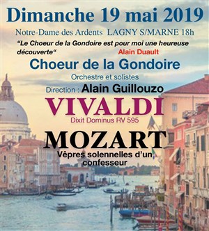 Affiche de Vivaldi & Mozart | par le Choeur la Gondoire