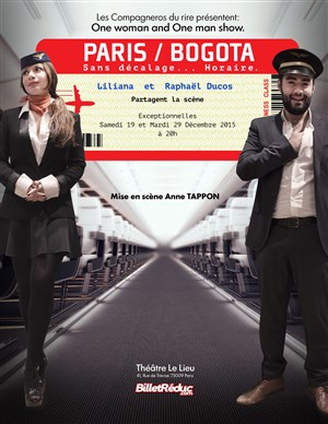 Affiche de Paris/Bogota sans décalage....horaire