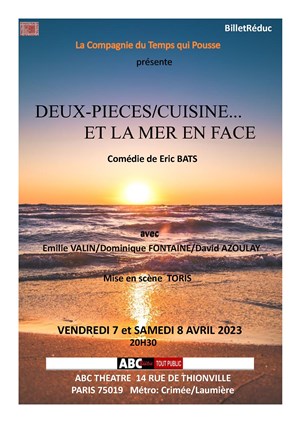 Affiche de Deux-pièces/cuisine... et la mer en face