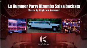 Affiche de La Hummer Party Kizomba Salsa Bachata (Paris By Night en Hummer)