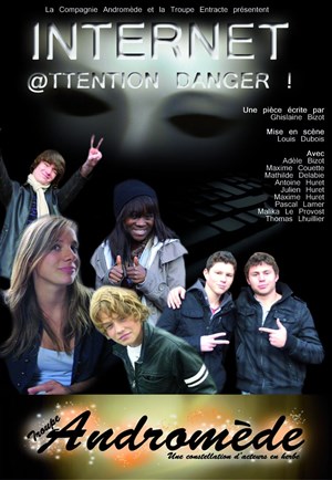 Affiche de Théâtre de prévention : Internet, @ttention danger !