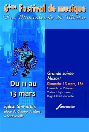 Affiche de Grande Soirée Mozart