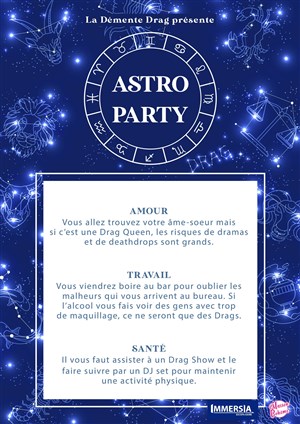 Affiche de La Démente Drag : Astro Party