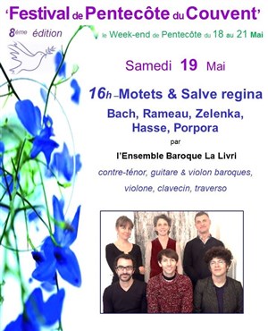 Affiche de Motets & Salve Regina : Bach, Rameau, Hasse, Porpora...