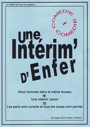 Affiche de Une Intérim d'Enfer