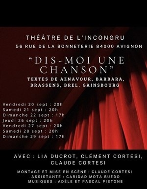 Affiche de Dis-moi une chanson