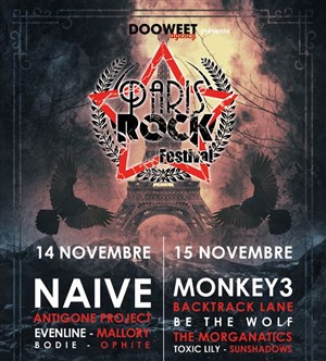 Affiche de Paris rock festival 2015