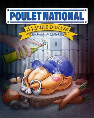Affiche de Poulet National à l'huile d'olive
