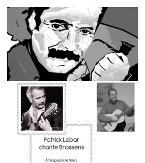 Affiche de Patrick Lebar | Brassens fidèlement