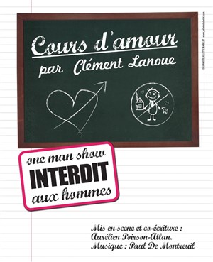 Affiche de Clément Lanoue dans Cours d'amour