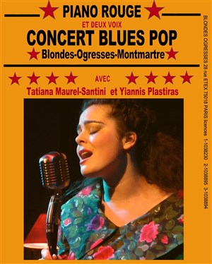 Affiche de Piano rouge et deux voix
