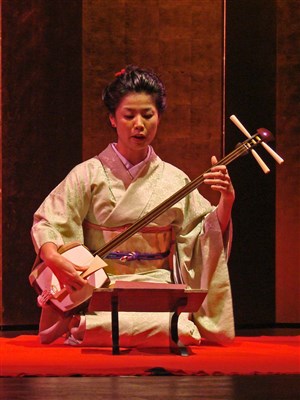 Affiche de Rencontre cycle Japon, Shamisen, koto, chant et clavecin