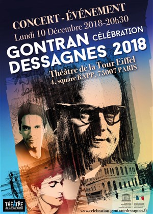 Affiche de Concert célébration Gontran Dessagnes 2018