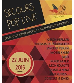 Affiche de Secours Pop Live