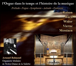 Affiche de Concert d'Inauguration de l'Orgue de la Salette