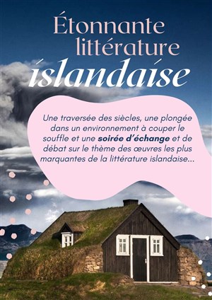 Affiche de Soirée Etonnante Littérature Islandaise