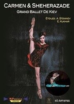 Affiche de Carmen et Shéhérazade par le Grand Ballet de Kiev