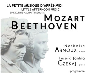 Affiche de Mozart et Beethoven | Par Nathalie Arnoux et Teresa Czekaj