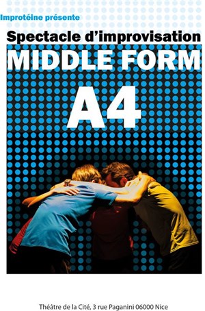 Affiche de Impro Middle form : le A4