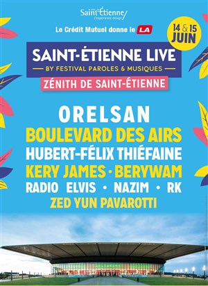 Affiche de Saint-Etienne Live by Festival Paroles & Musiques