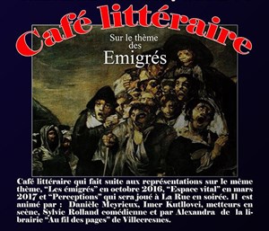 Affiche de Café littéraire