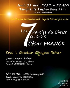 Affiche de Les 7 dernières paroles du Christ de César Franck