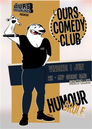 Affiche de Ours Molaires Comedy Club 2018