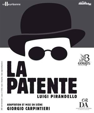 Affiche de La Patente de Luigi PIrandello (en V.O.)