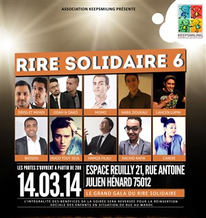 Affiche de Gala Rire Solidaire VI