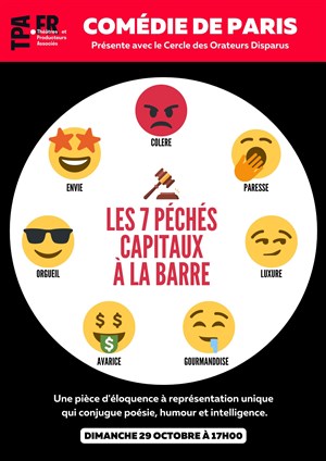Affiche de Le Cercle des orateurs disparus dans Les 7 péchés capitaux à la barre