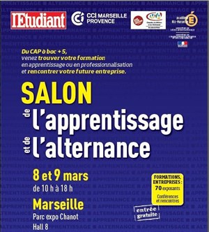 Affiche de Salon de l'apprentissage et de l'alternance  | Marseille