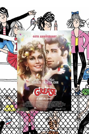 Affiche de L'Ecran Pop Cinéma-Karaoké : Grease