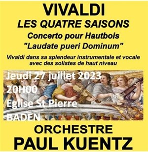 Affiche de Orchestre Paul Kuentz : Vivaldi les quatre saisons | Baden