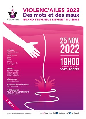Affiche de Des mots et des maux : quand l'invisible devient nuisible