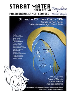 Affiche de Stabat Mater de Pergolèse