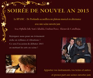 Affiche de Soirée de Nouvel An du RPAMC - De Profundis