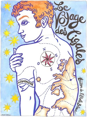 Affiche de Le voyage des cigales