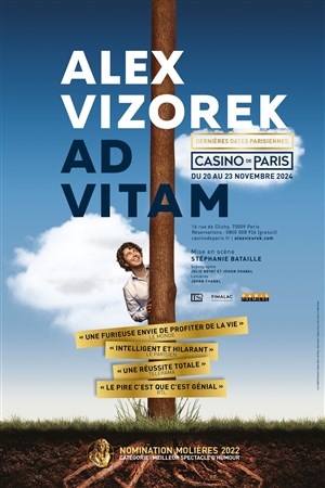 Affiche de Alex Vizorek dans Ad Vitam