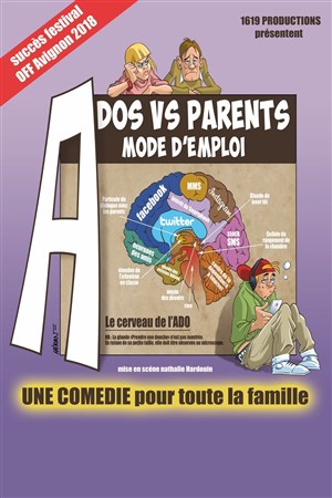 Affiche de Ados VS Parents mode d'emploi