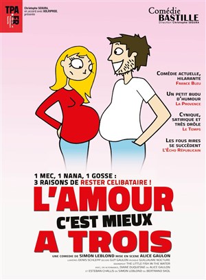 Affiche de L'amour c'est mieux à trois