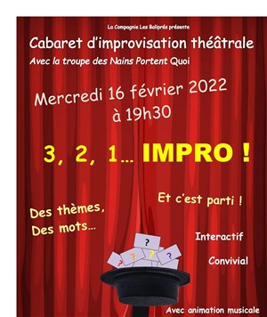 Affiche de Cabaret d'improvisation théâtrale