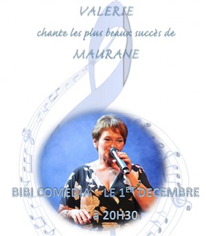 Affiche de Valerie Simonneau chante Maurane
