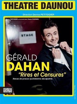 Affiche de Gérald Dahan dans Rire et Censures