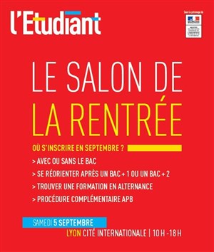Affiche de Salon de l'étudiant de la rentrée à Lyon