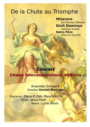 Affiche de Concert baroque : de la Chute au Triomphe, Zelenka et Vivaldi