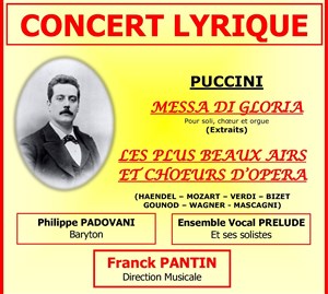 Affiche de Messa di gloria et airs d'operas de Puccini