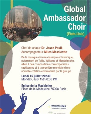 Affiche de Global Ambassador Choir